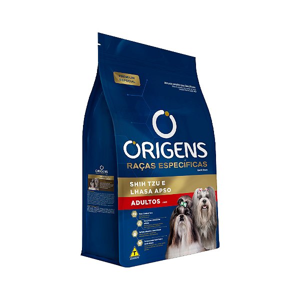 Ração Origens Raças Específicas Shih Tzu E Lhasa Apso Para Cães Adultos 3kg