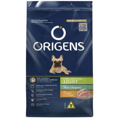 Ração Seca Origens Premium Especial Light Frango E Cereais Cães Adultos 3kg