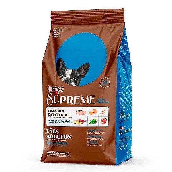 Ração Quatree Completa para Adultos com Frango e Batata Doce 1kg