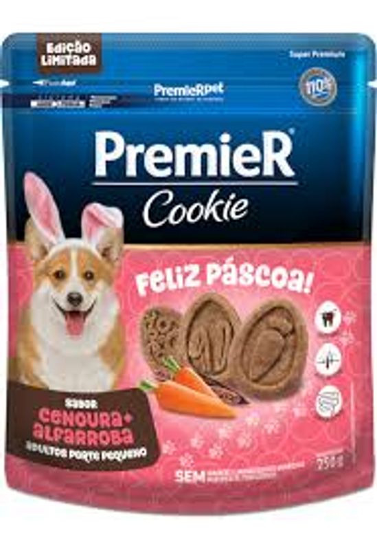 Cookie Premier Sabor Cenoura e Alfarroba para Cães Pequenos de 10,1kg