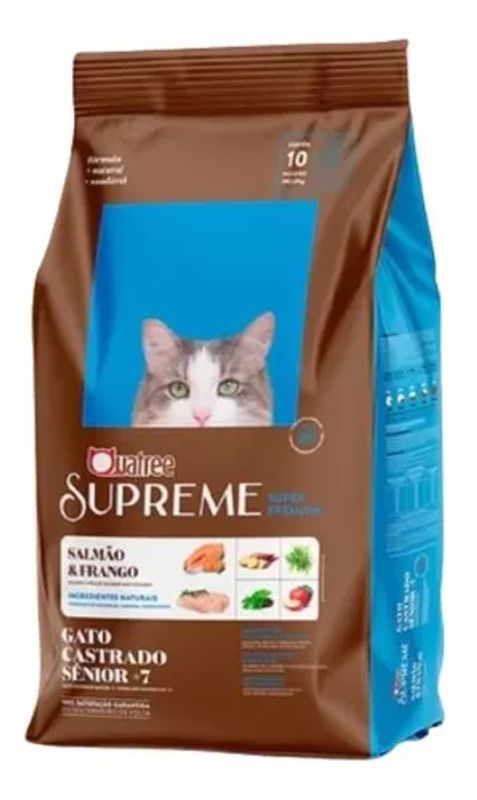 Ração Seca Quatree Supreme Cães Adultos Salmão e Frango 10,1 kg