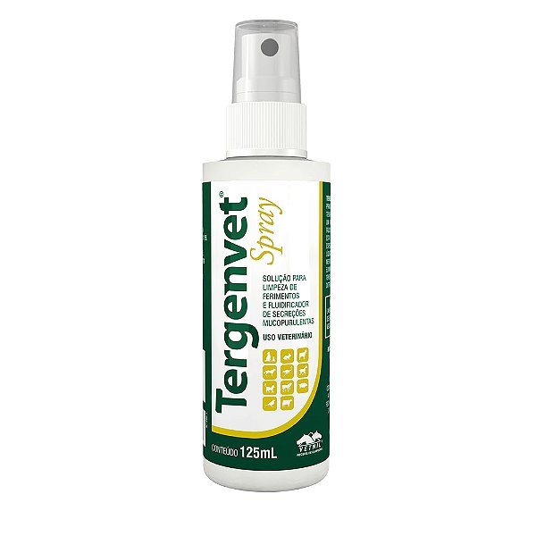 Solução Vetnil Spray Para Limpeza De Ferimento Tergenvet 125ml
