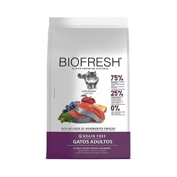 Ração Biofresh Para Gatos Sênior Sabor Peito de Frango Fardo 1,5kg
