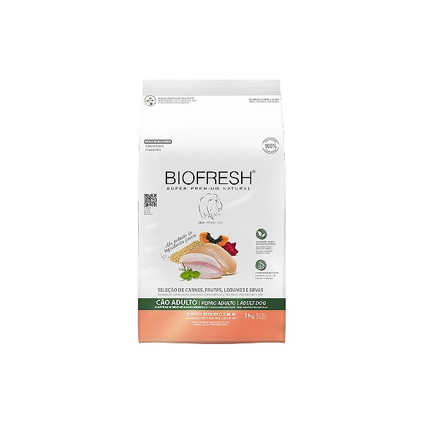 Ração Biofresh para Cães Adultos de Raças Pequenas e Mini 10,1kg