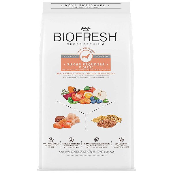 Ração Biofresh Special Para Cães Castrados Raças Pequenas e Mini 1kg