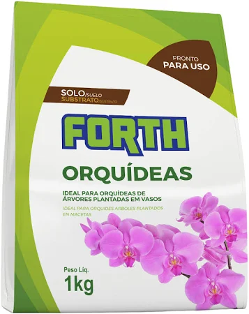 Substrato Forth para Orquídeas com Casca e Fibras de Coco 1kg
