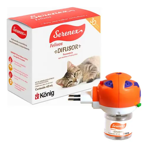 Difusor König Serenex Felinos Para Gatos 42ml
