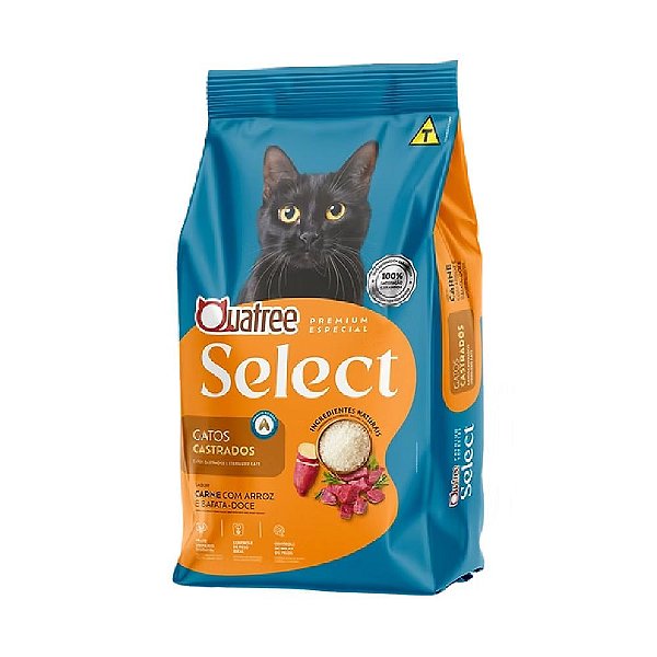 Quatree Select Gatos Castrados Carne 3kg