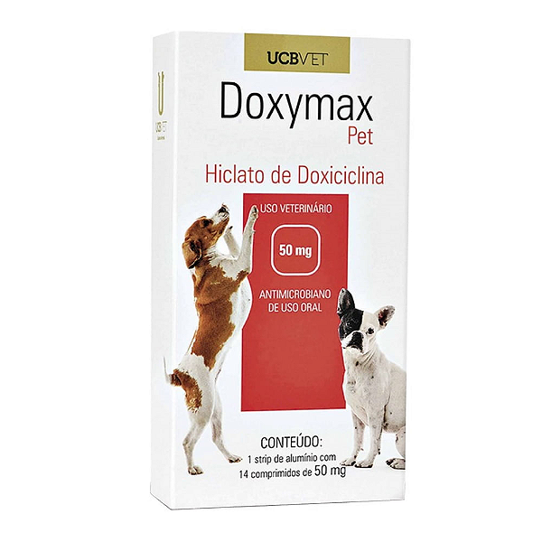 Antimicrobiano Doxymax Pet 50mg C/14 Comprimidos