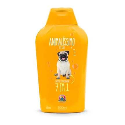 Shampoo E Condicionador 7 Em 1 Animalissimo 500ml