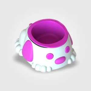 Comedouro Simples Pata Forte N°3 Rosa