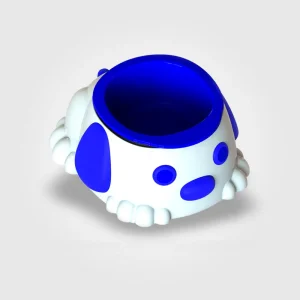 Comedouro Simples Pata Forte N°1 Azul