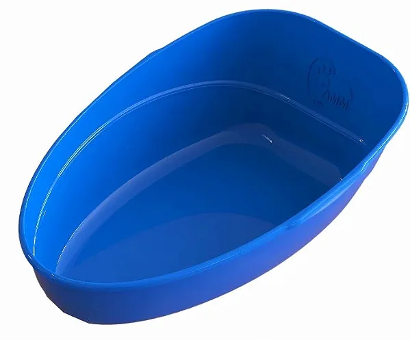 Bandeja Higiênica Simples Para Gatos Azul