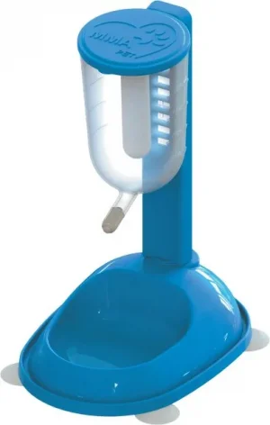 Comedouro E Bebedouro Simples Azul