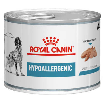 Ração Royal Canin Lata Canine Veterinary Diet Hypoallergenic Wet 200g
