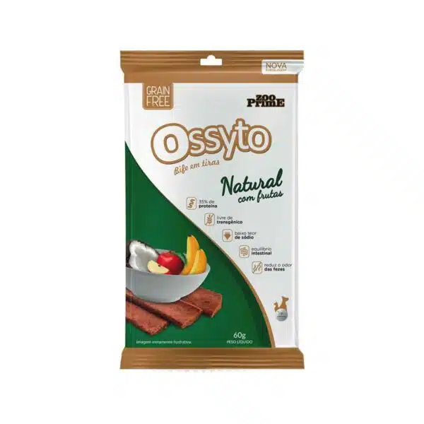 Ossyto Natural Com Frutas Zoo Prime 60g