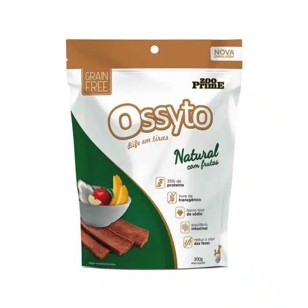Ossyto Natural Com Frutas Zoo Prime 300g