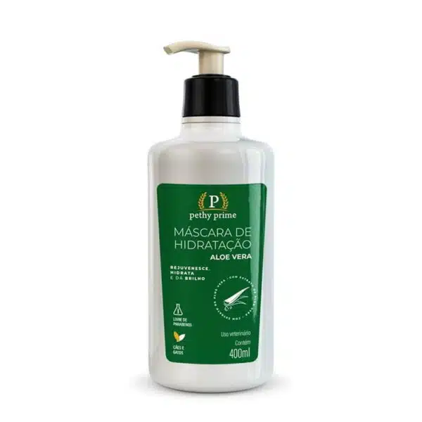 Máscara De Hidratação Aloe Vera Pethy Prime 400ml