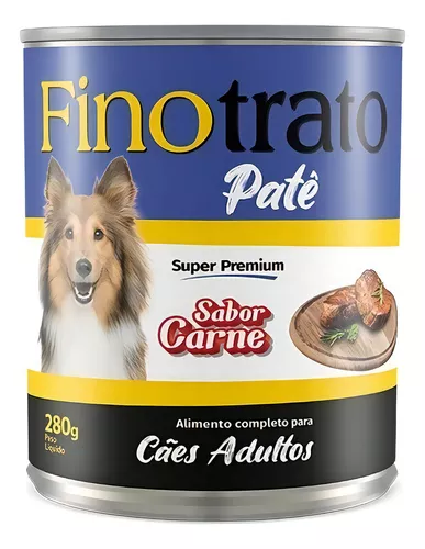 Patê Cães Adultos Carne Super Premium Finotrato 280g