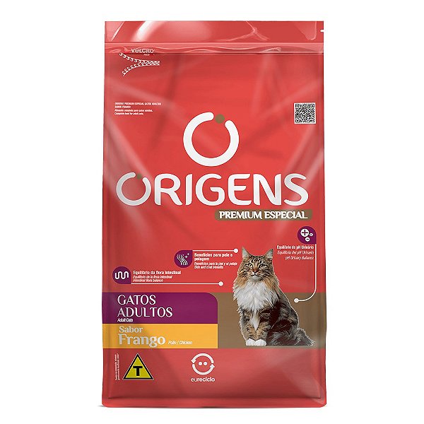 Ração Origens Frango Gatos Adultos 10,1kg