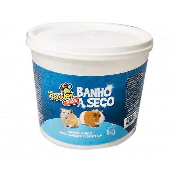Banho A Seco Para Hamster E Chinchila Power Pets 1kg