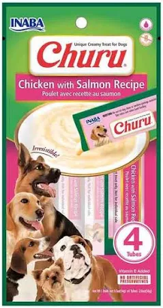 Petisco Churu para Cães Sabor Frango com Salmão 56g