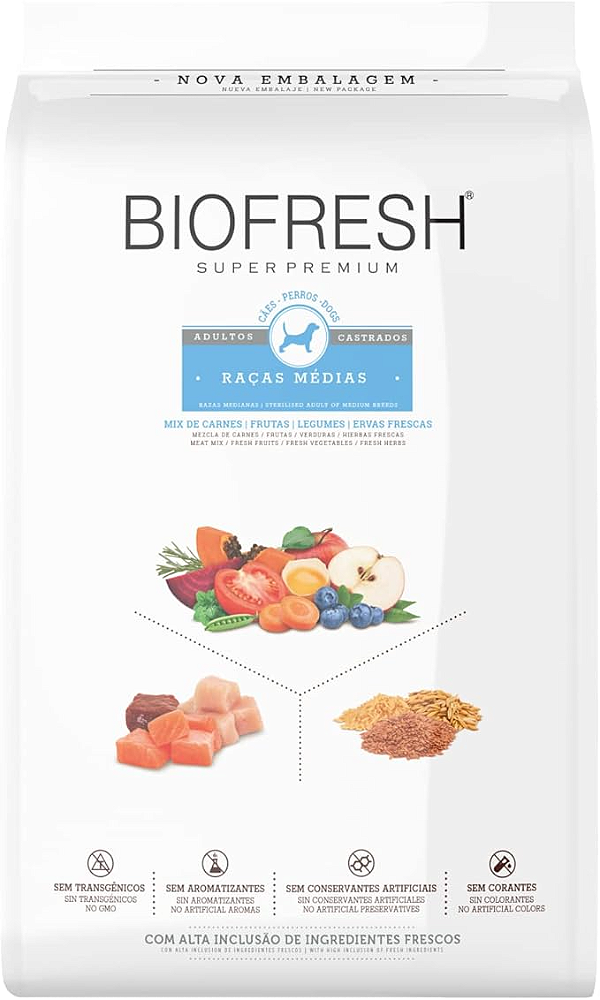 BIOFRESH SP CASTRADO MED 3KG