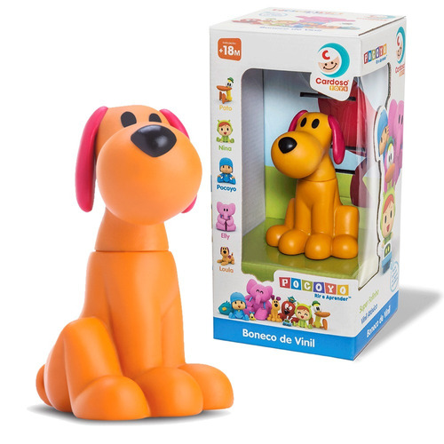 Loula Turma Pocoyo Boneco Brinquedo Infantil Figura Cachorro