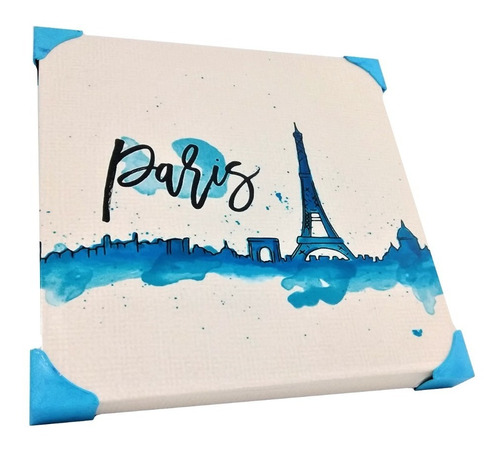 Placa Decoração Paris Torre Eiffel França Casa Escritório