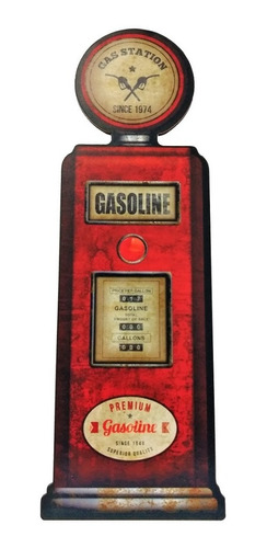 Placa Decorativa Bomba Gasolina Carros Oficina Presente Mdf
