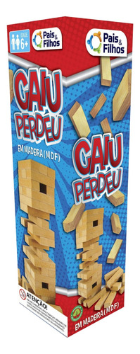 Jogo De Mesa Caiu Perdeu Estratégia Torre Equilíbrio Madeira