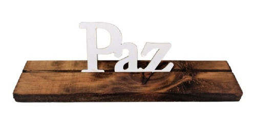 Placa Decora Paz Casa Escritório Home Office Presente Mdf