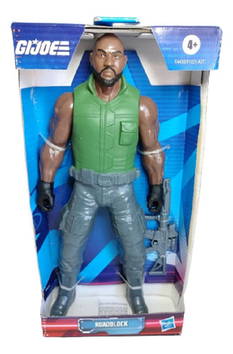 Boneco Roadblock Gi Joe Figura Ação Olympus Brinquedo Menino