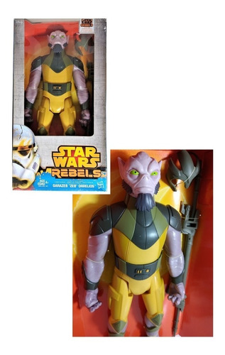 Boneco Garazeb Orrelios 30 Cm Star Wars Zeb Rebels Com Sabre