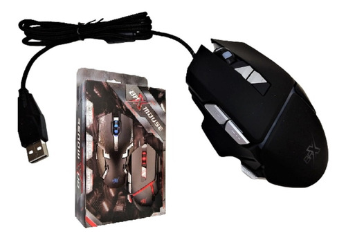 Mouse P/ Jogo Computador Note Gamer C/ Fio Usb Luz 3200 Dpi