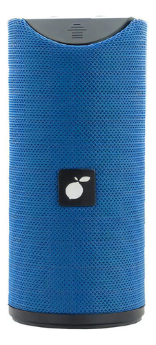 Caixinha Som Potente Sem Fio Bluetooth Usb Carregador Azul 110v/220v