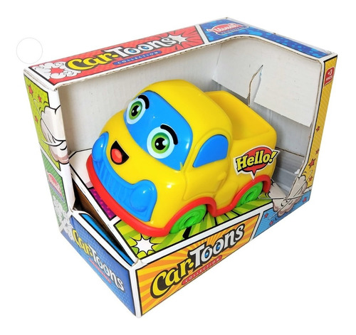 Carros Car Toons Roda Livre Carrinho Pick Up Brinquedo Cores