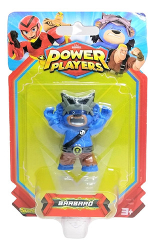 Boneco Barbaro Power Players Miniatura Urso Figura Brinquedo