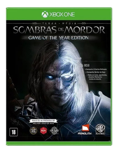 Jogo Terra Média Sombras Mordor Vídeo Game Xbox One Físico