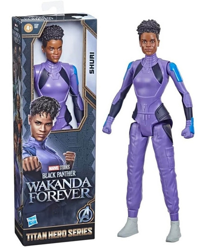 Boneco Shuri Pantera Negra Marvel Wakanda Titan Hero Figura