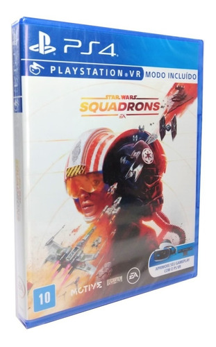 Jogo Star Wars Ps4 Squadrons Standard Edit Modo Vr Físico Ea