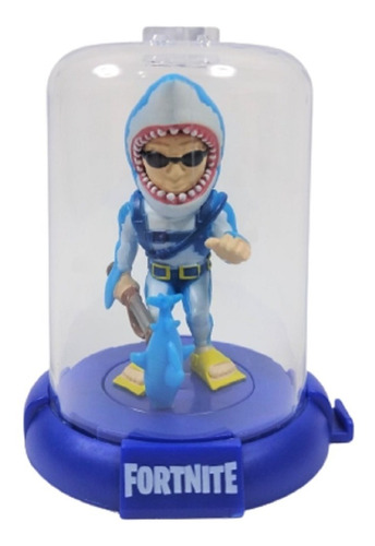 Chomp Sr Fortnite Boneco Tubarão Skin Miniatura Domo Coleção