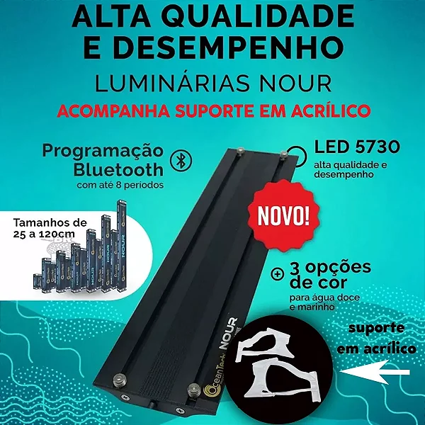 Luminária Nour Marine 60cm