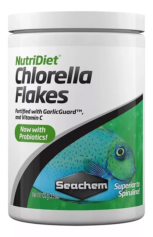 Ração Nutridiet chlorella Flakes W pro Seachem 15g