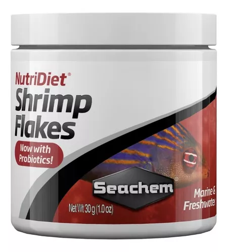 Ração Nutridiet Shirimp Flakes W pro Seachem 30g