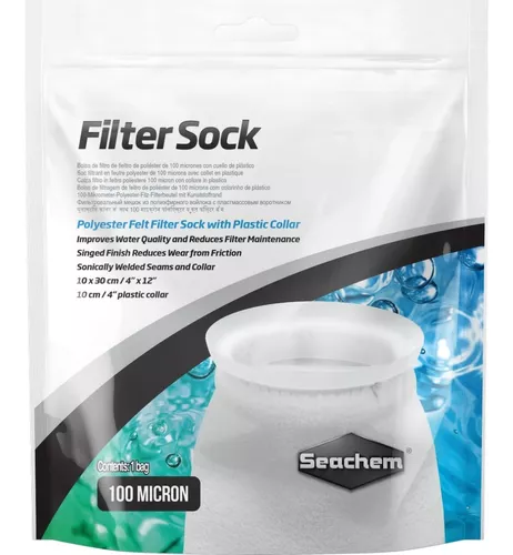 Shark Bag seachem filter sock  10x30 100 micra
