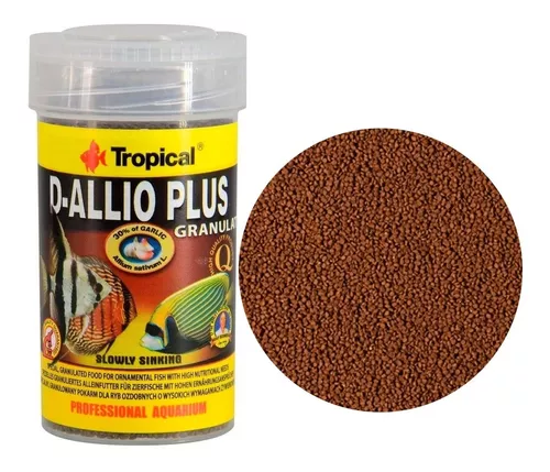 Ração Tropical D-allio Plus Granulat - 150g