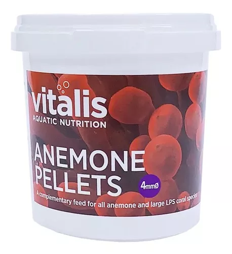 Ração Vitalis  Anemona Pellets 4mm 60g