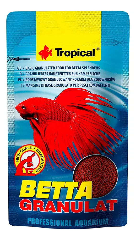 Ração Tropical Betta Granulat Zip Lock 5g