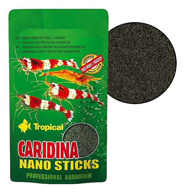 Ração Tropical Caridina Nano Sticks 10g